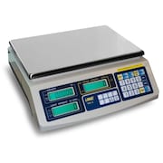 Uwe 24 lb, .0005 lb, Counting Scale, 99 PLU, Triple Backlit LCD, Recahrgeable Battery, 13x 9" Platter SHC-24